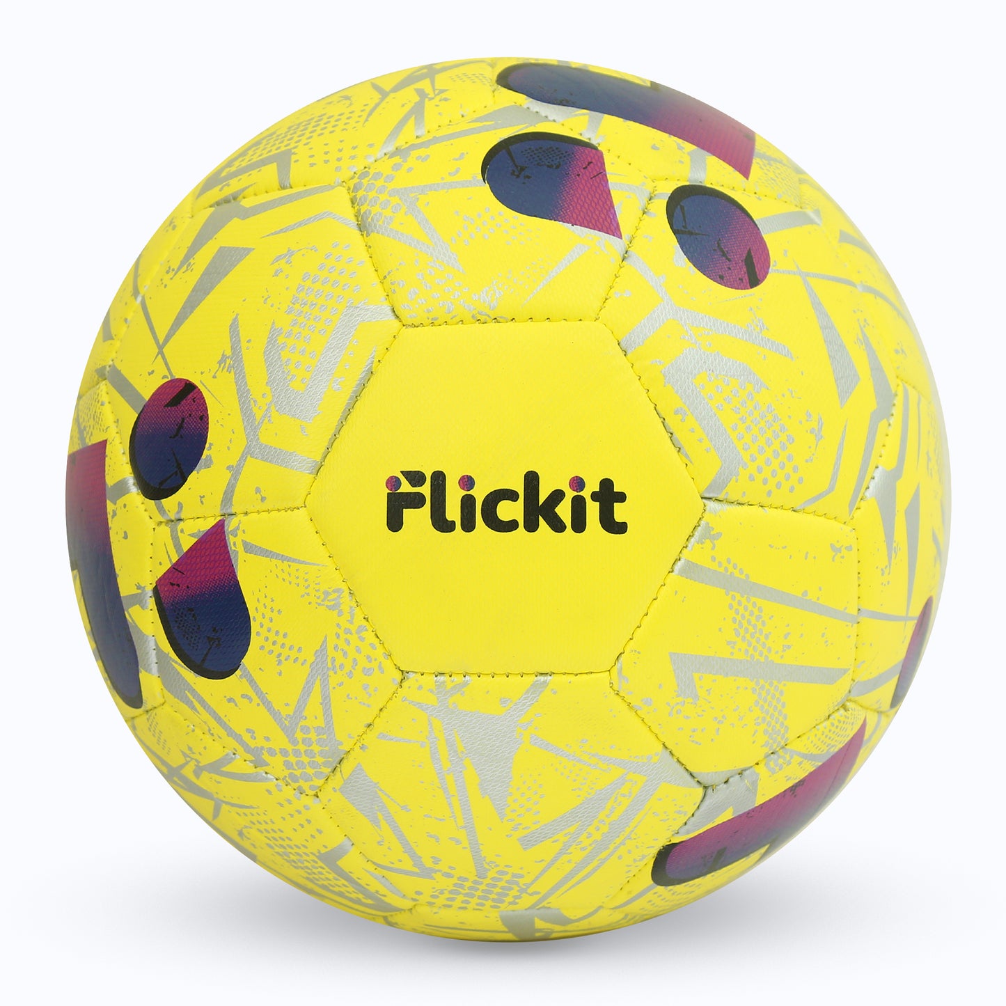 Black Friday sale banner with a soccer ball and discount offer on a purple background
