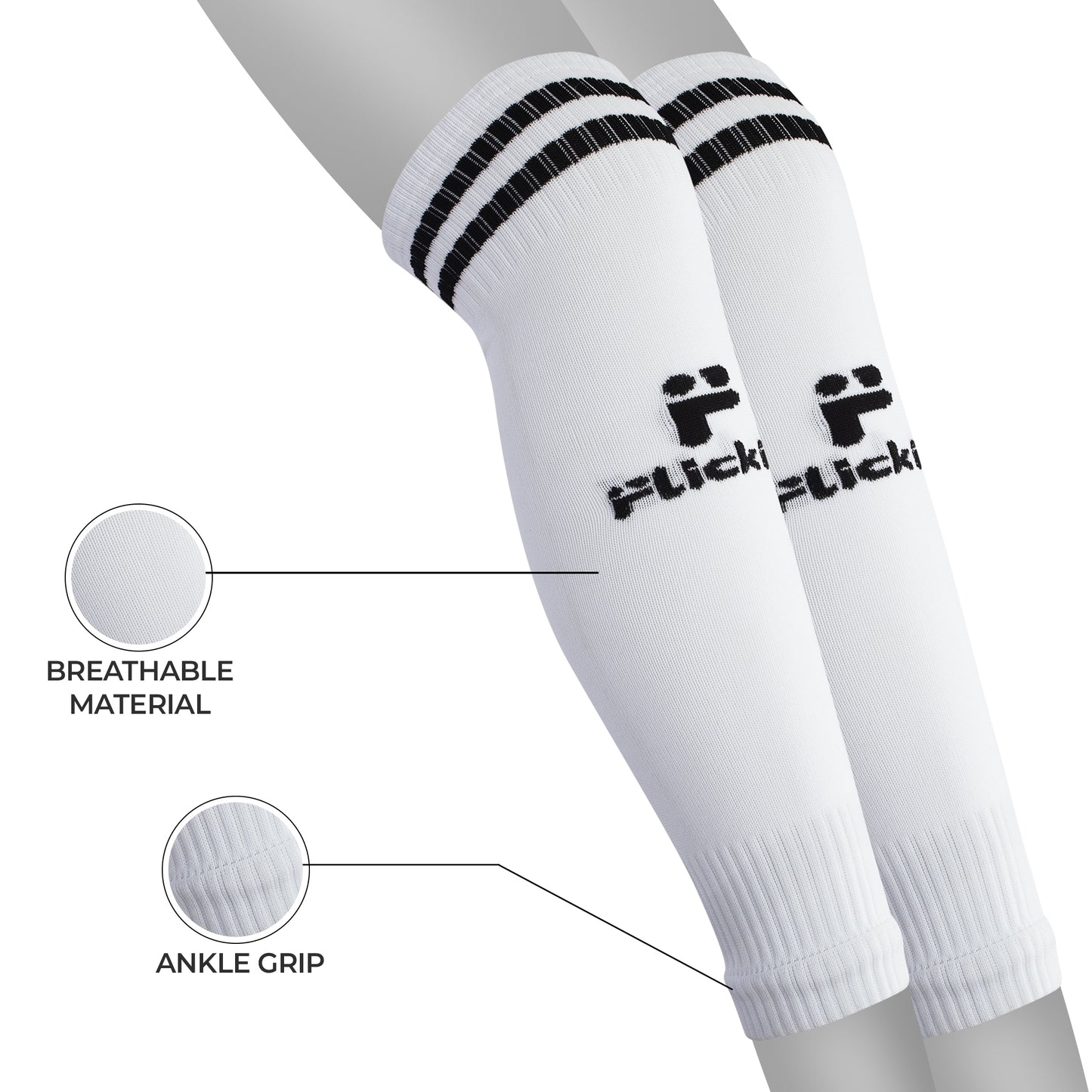 Flickit Short Grip Socks + Sleeves
