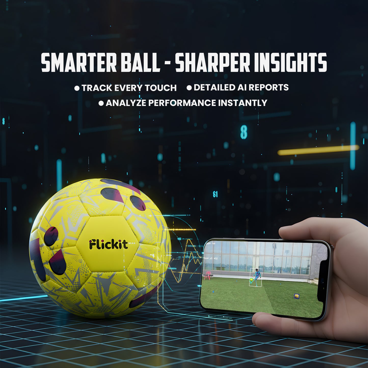 FLICKIT Smart Football Size 3