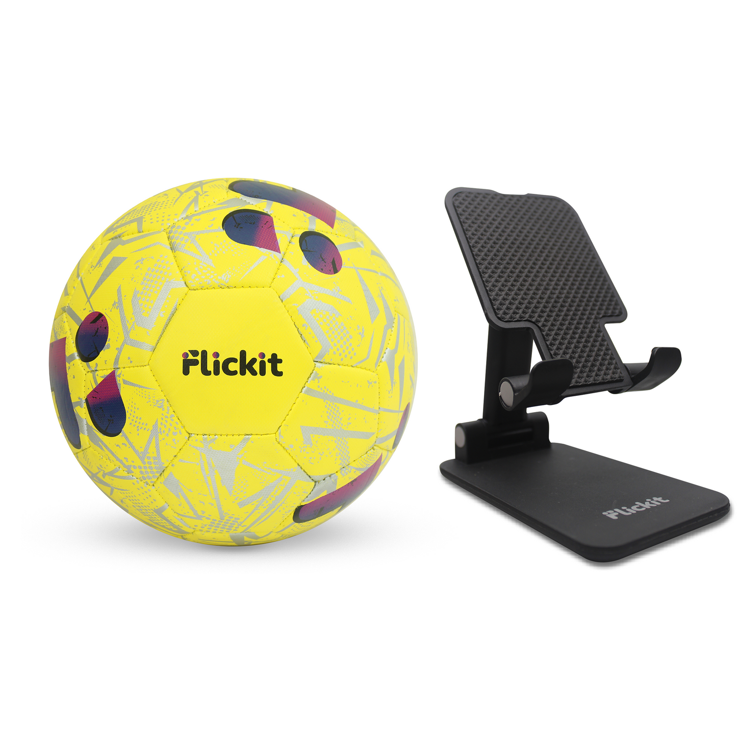 Flickit Football + Mobile Stand Combo