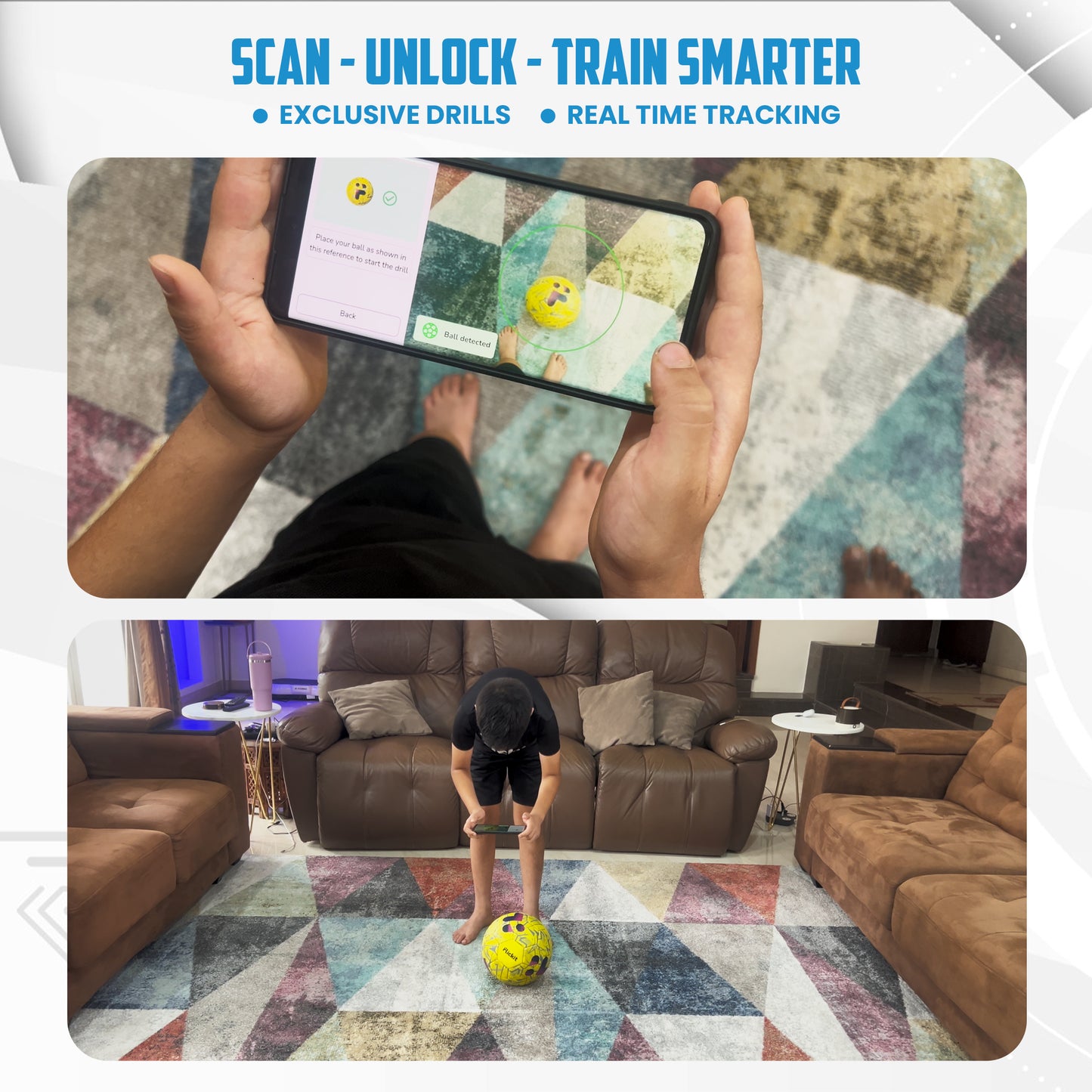 FLICKIT Smart Football Size 3